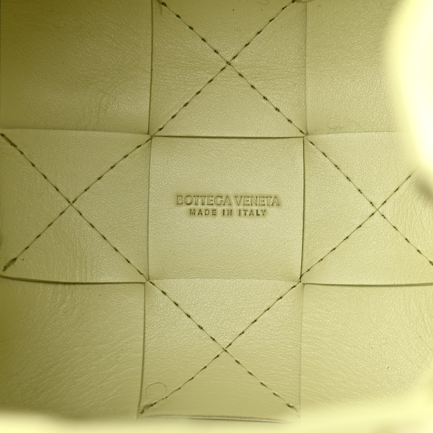 Bottega Veneta Nappa Maxi Intrecciato Cassette Bucket Bag Lemon Washed 6 of 11