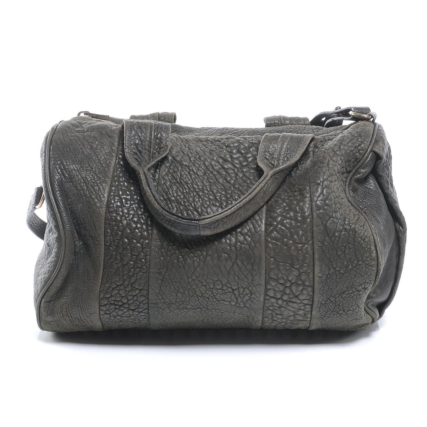 Leather Rocco Duffel Grey