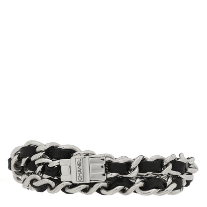 Chanel Stainless Steel Lambskin 16mm Premiere Rock Triple Row Quartz Watch Black 3 of 4