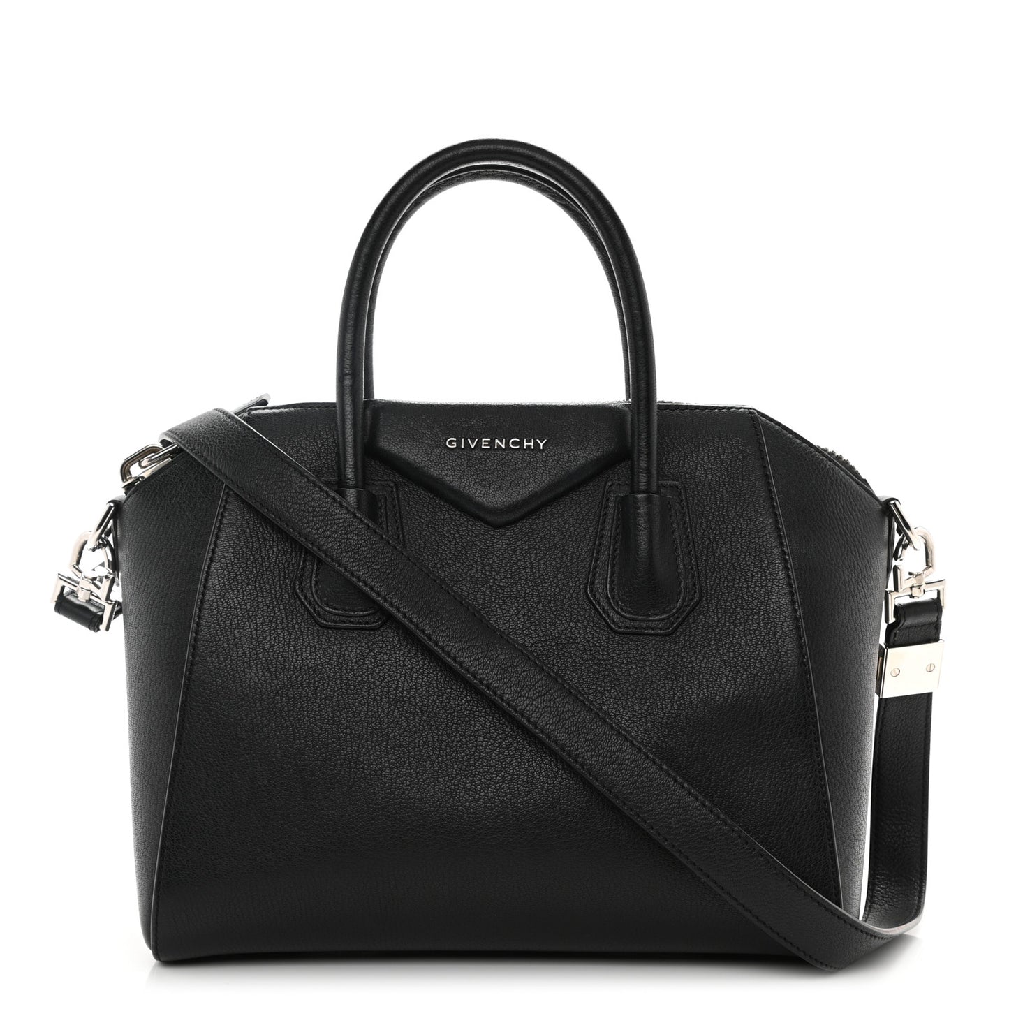 Sugar Goatskin Small Antigona Black