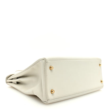 Hermes Evercolor Kelly Retourne 32 White 4 of 15