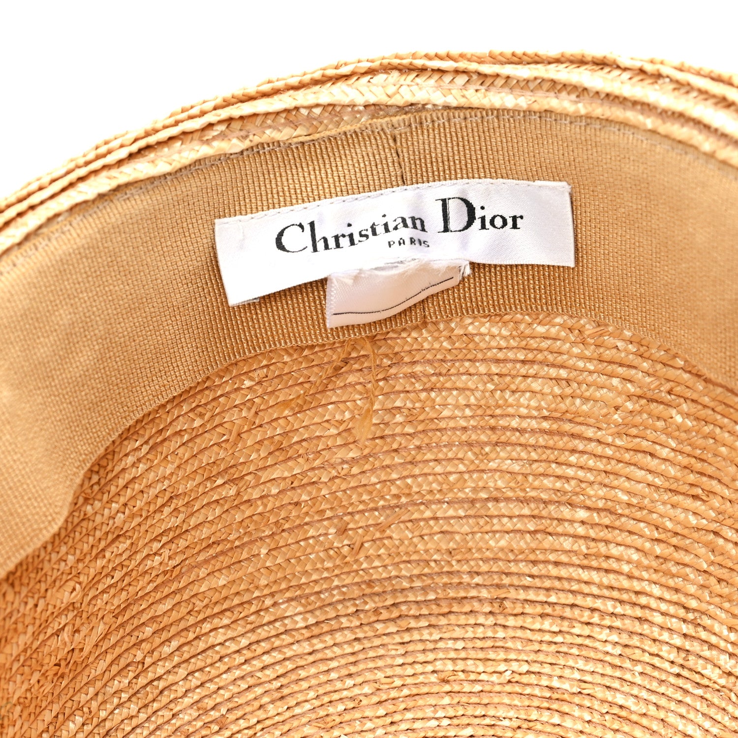 Christian Dior Straw Bucket Hat Natural 8 of 8