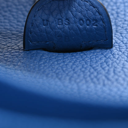 Hermes Taurillon Clemence Evelyne III PM Bleu Zellige 7 of 10