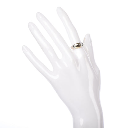 Cartier Sterling Silver 18K Yellow Gold Wrap Band Ring 51 5.75 2 of 5