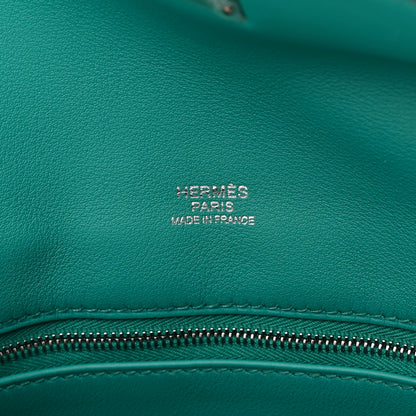 Hermes Swift Mini Sac Berline Bleu Paon 6 of 12