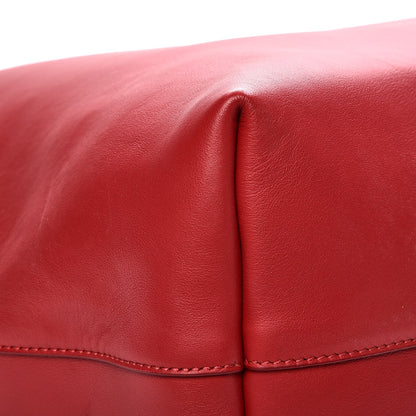 Tom Ford Calfskin Perforated Logo Tote Red 8 of 13