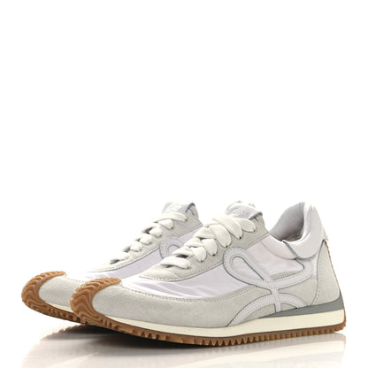 Loewe Nylon Suede Flow Retro Runner Sneakers 37 White 4 of 9
