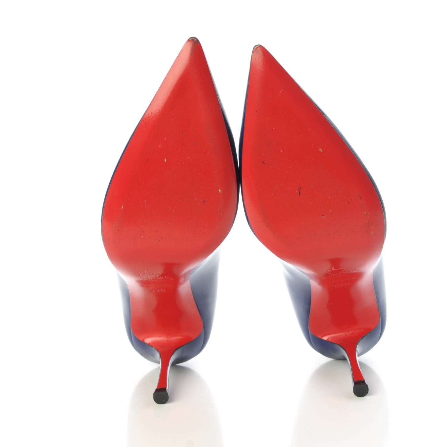 Christian Louboutin Patent Decoltish 85 Pumps 39.5 Encre 7 of 16