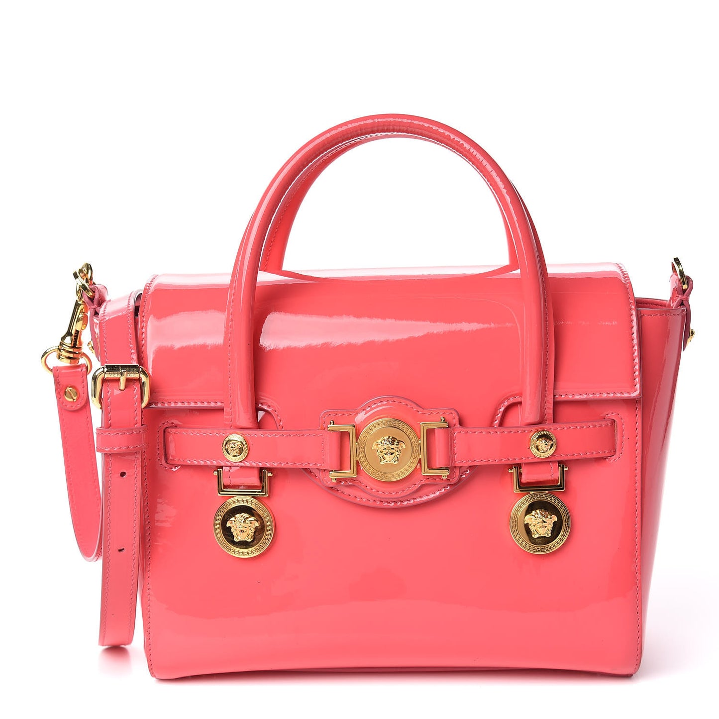 Patent Small Signature Bag Pink