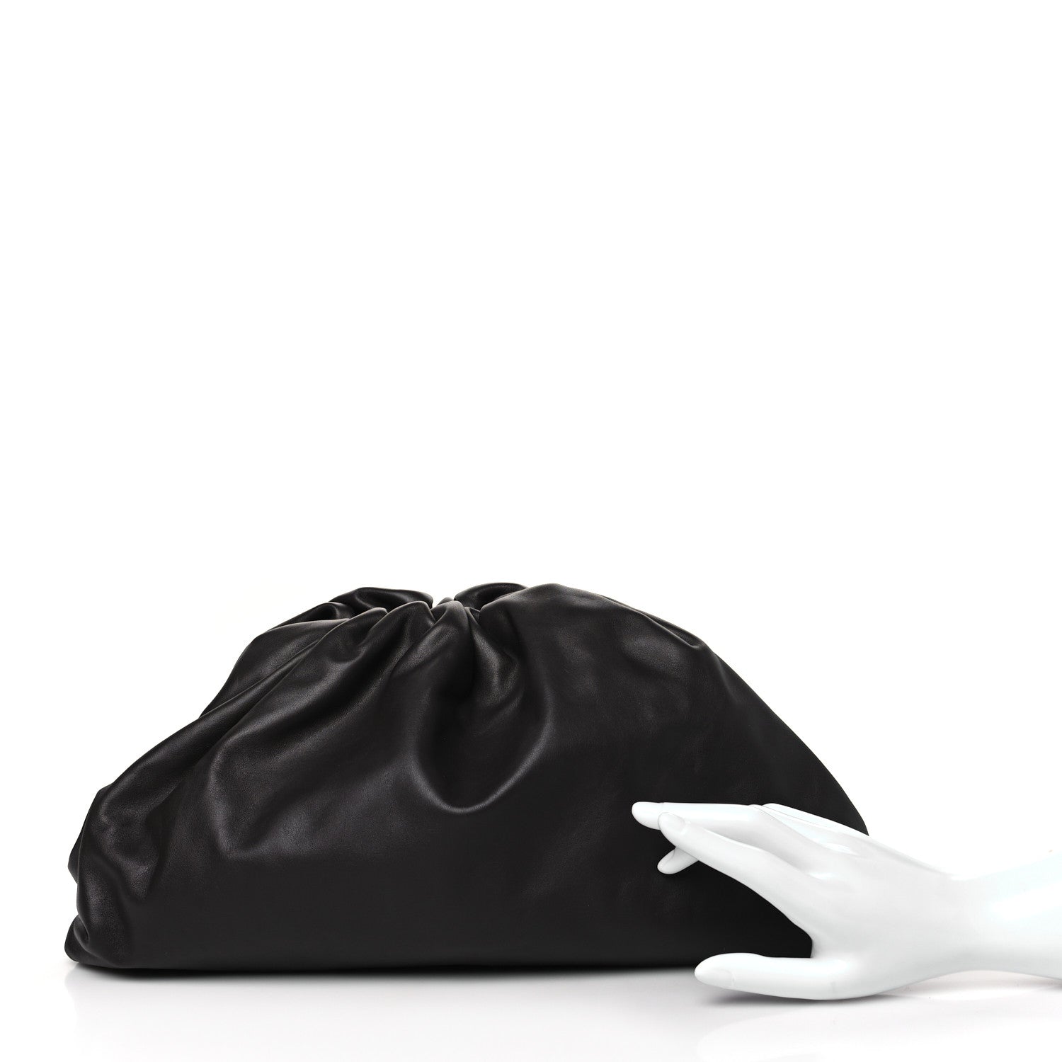 Bottega Veneta Smooth Butter Calf The Pouch Oversized Clutch Fondant 2 of 10