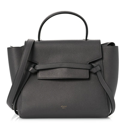 Celine Grained Calfskin Micro Belt Bag Grey 1 of 12