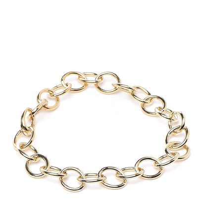 Tiffany 18K Yellow Gold Round Chain Link Bracelet 3 of 5