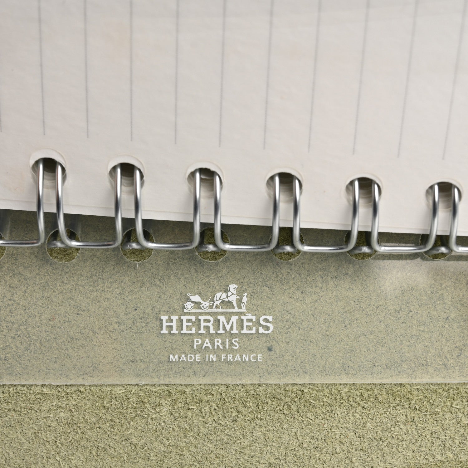 Hermes Togo Ulysse PM Notebook Cover Vert Anis 7 of 13