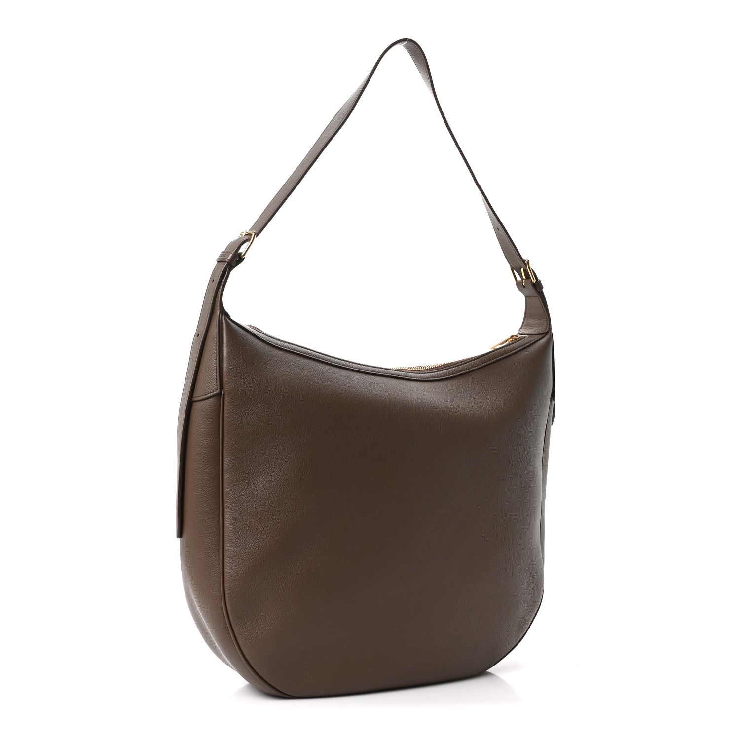 Celine Supple Calfskin Large Triomphe Heloise Shoulder Bag Taupe 4 of 12