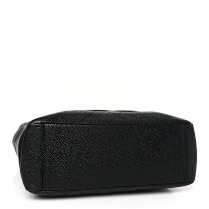 Chanel Caviar Quilted Petit Shopping Tote PST Black 4 of 9