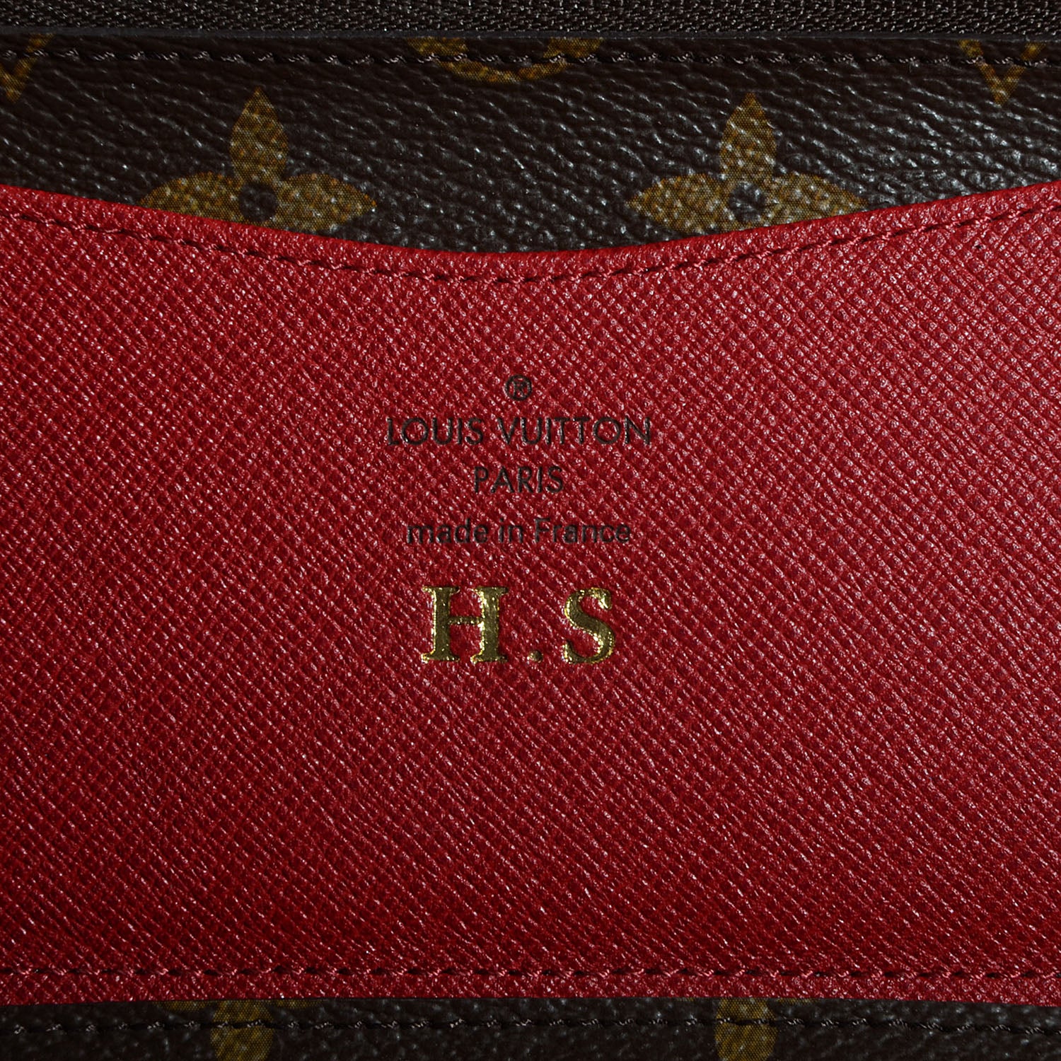 Louis Vuitton Monogram Josephine Wallet Red 6 of 8