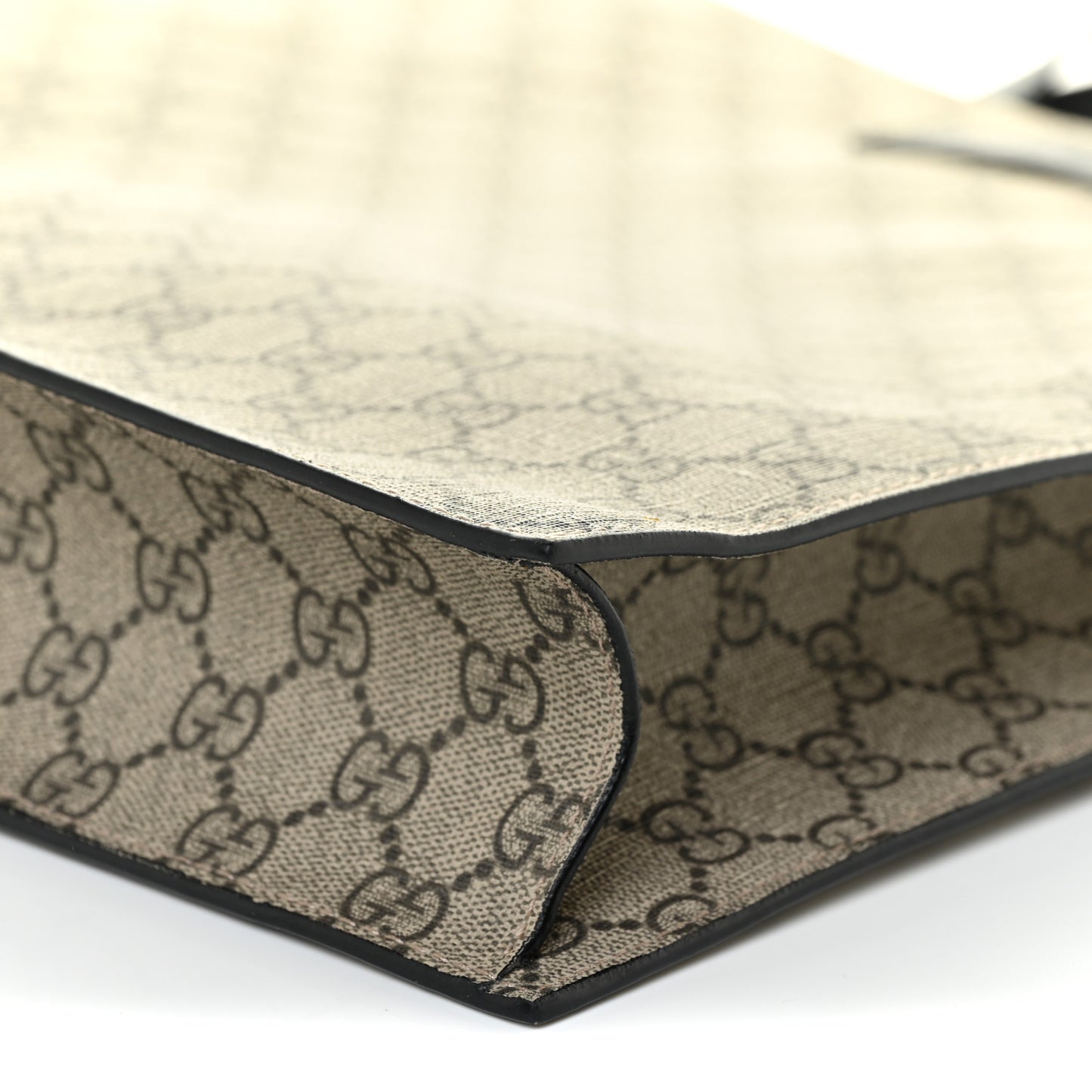 Soft GG Supreme Monogram Web Vertical Tote Black