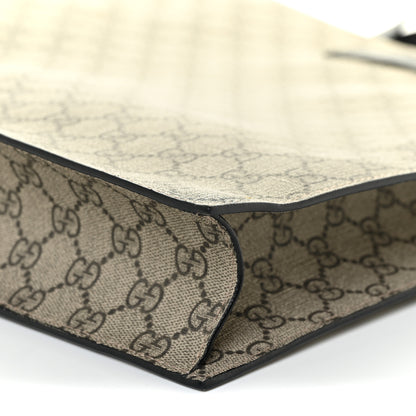 Gucci Soft GG Supreme Monogram Web Vertical Tote Black 11 of 12