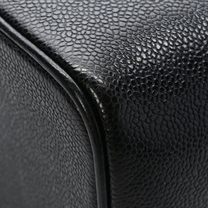 Chanel Caviar CC Vanity Cosmetic Case Black 10 of 11