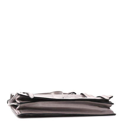 Prada Glossy Calfskin Medium Sound Shoulder Bag Peltro 4 of 11