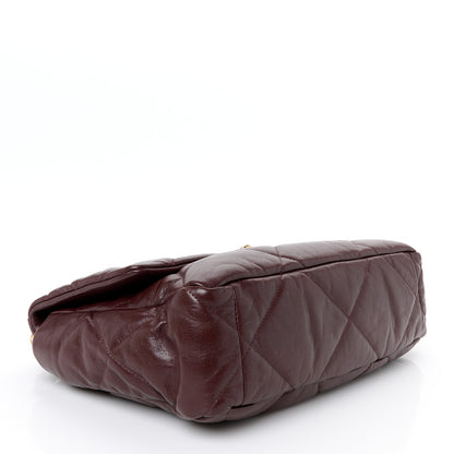 Chanel Goatskin Quilted Large Chanel 19 Flap Brown 4 of 10