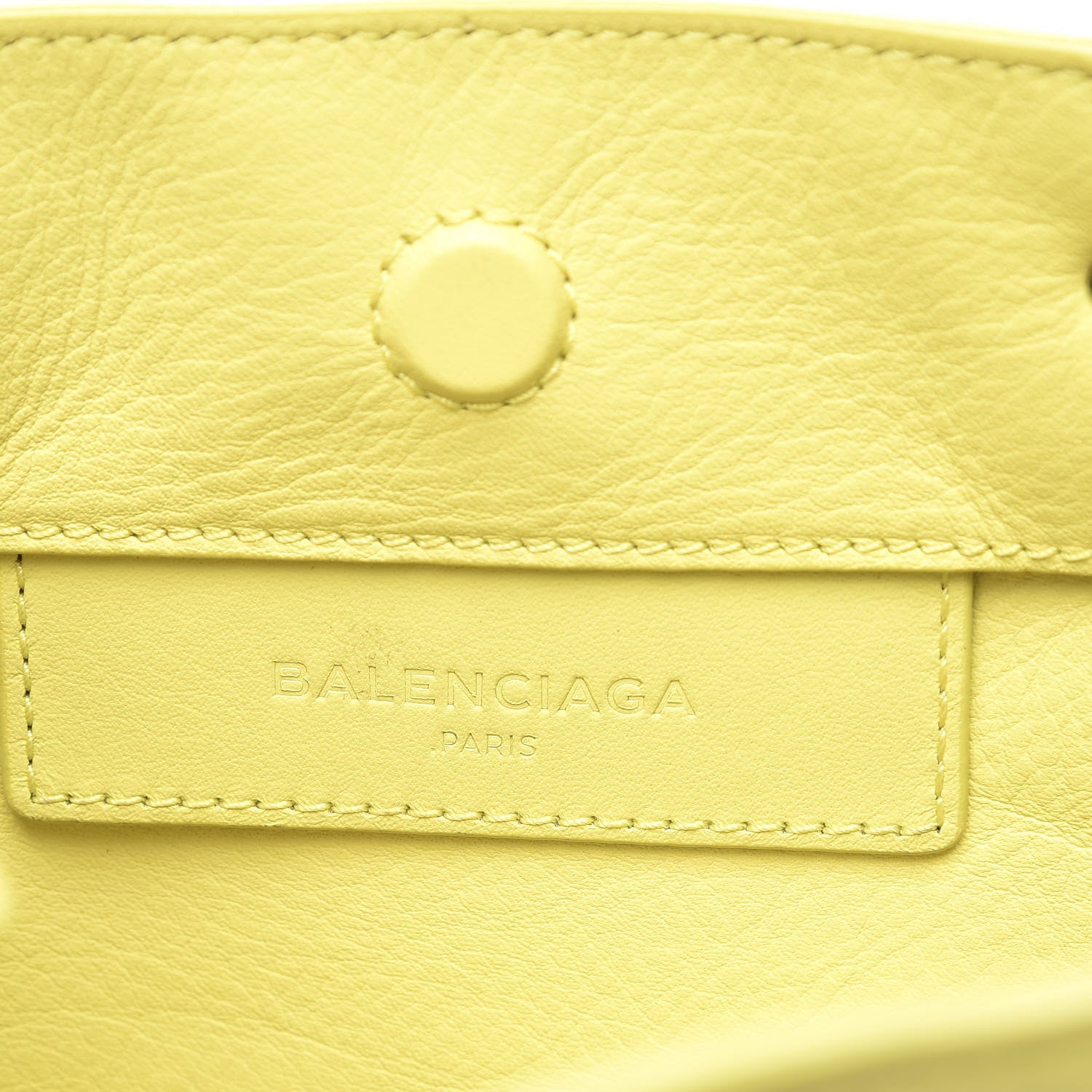 Balenciaga Calfskin Papier Mini A4 Jaune Poussin 5 of 11