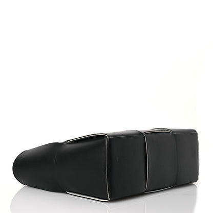 Bottega Veneta Nappa Maxi Intrecciato Arco Tote Black White 5 of 13