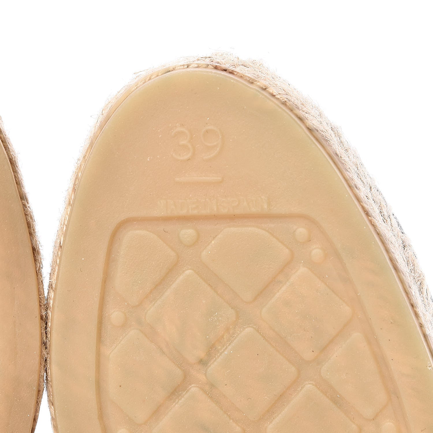 Chanel Lambskin CC Espadrilles 39 Black SIlver 6 of 11