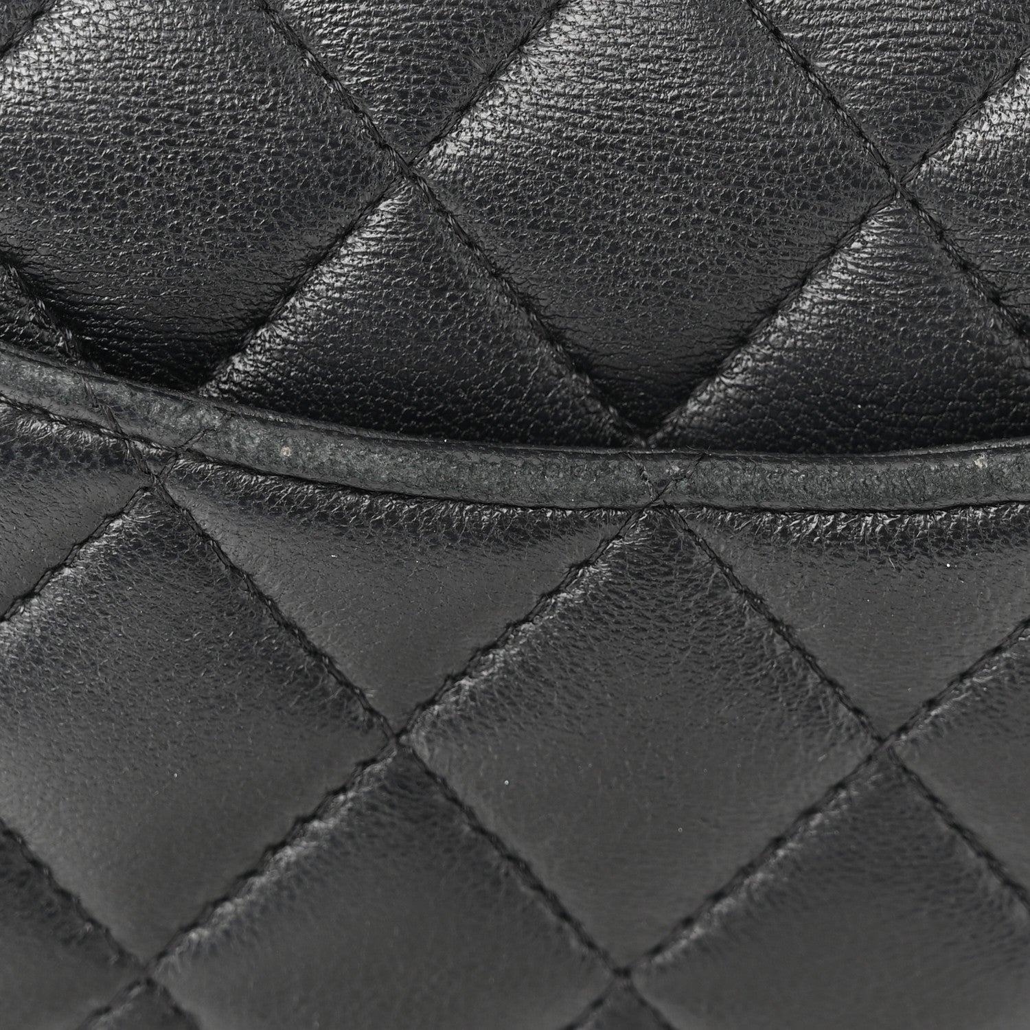 Chanel Lambskin Quilted Mini Top Handle Rectangular Flap Black 12 of 14