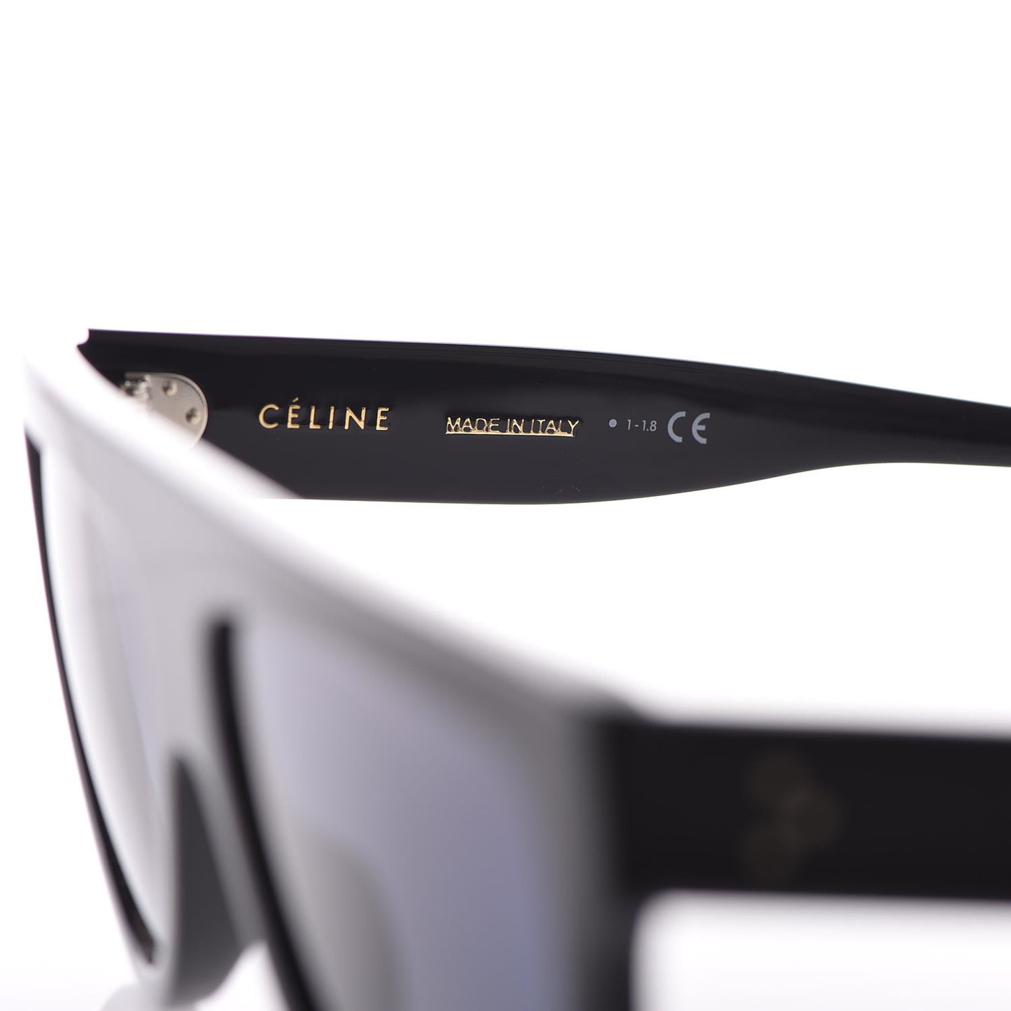 Acetate Aviator Polarized Sunglasses CL 40001 Black