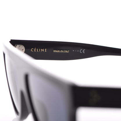 Celine Acetate Aviator Polarized Sunglasses CL 40001 Black 5 of 6