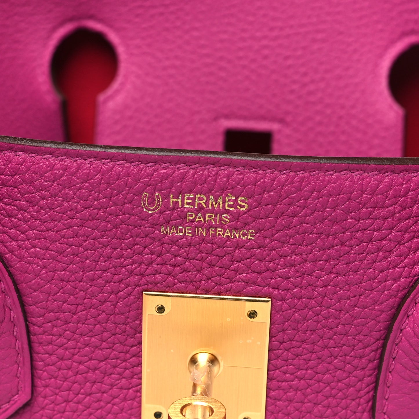 Togo Horseshoe Birkin 35 Rose Poupre Rose Extreme