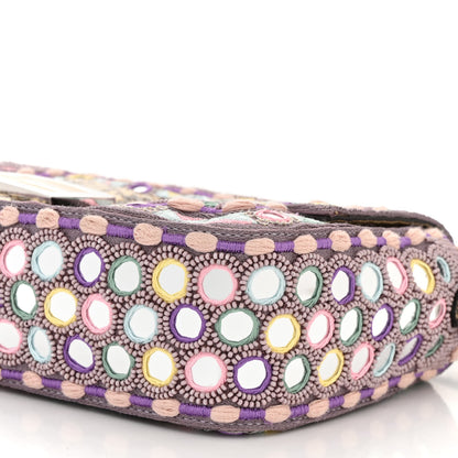 Fendi Elaphe Mirror Specchietti Embroidered Re-Edition Baguette Multicolor 11 of 11