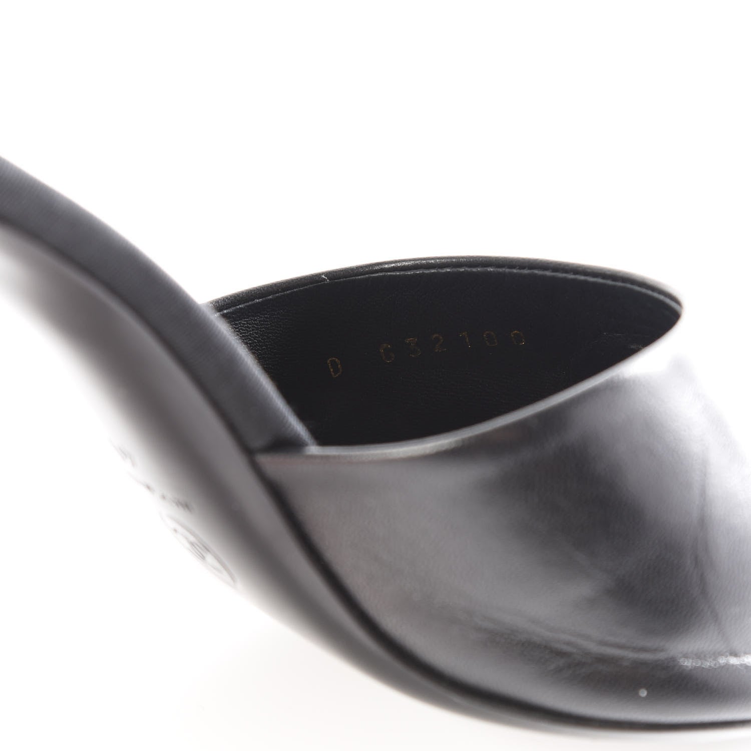 Chanel Goatskin Grosgrain Cap Toe Pearl Mule 40 Black 8 of 10