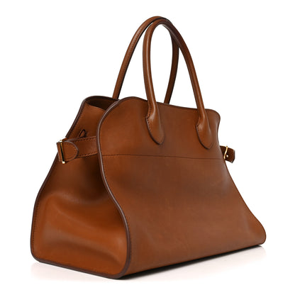 The Row Polished Saddle Calfskin Soft Margaux 12 Cuir 3 of 9