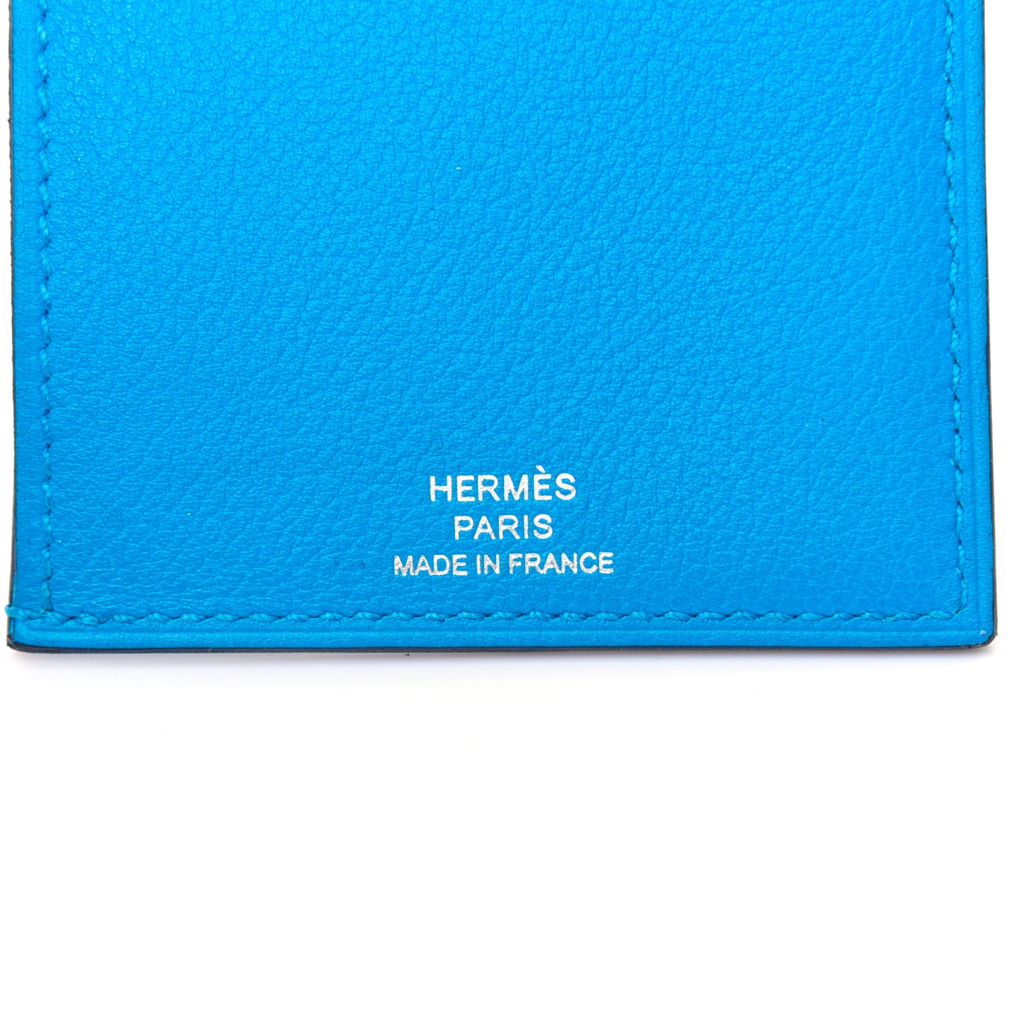 Evercolor Epsom Togo Rooroo 3CC Card Holder Bleu Frida Brique Bleu Nuit