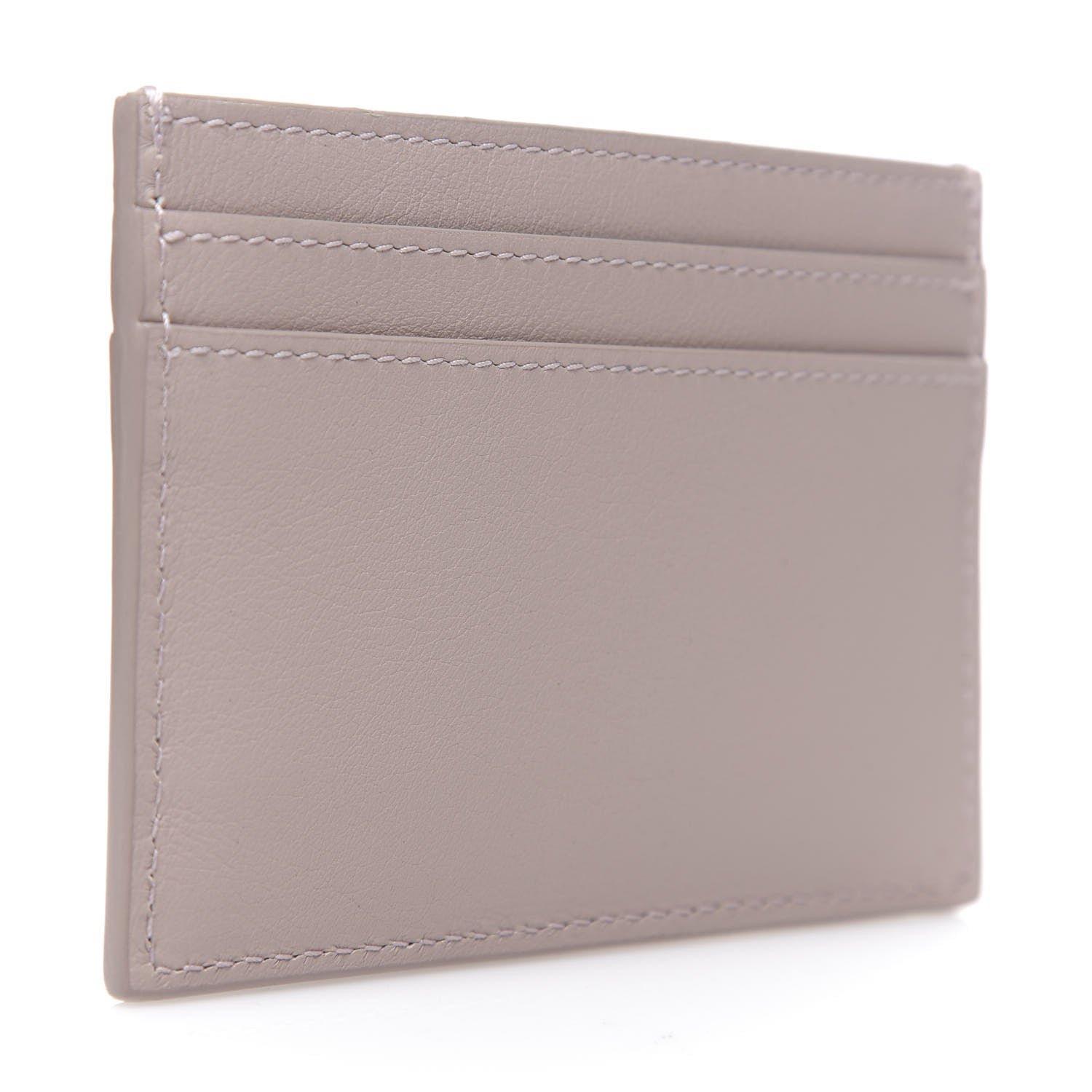 Saint Laurent Calfskin Monogram Credit Card Case Pale Pink 2 of 7