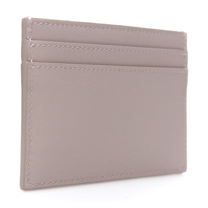 Saint Laurent Calfskin Monogram Credit Card Case Pale Pink 2 of 7