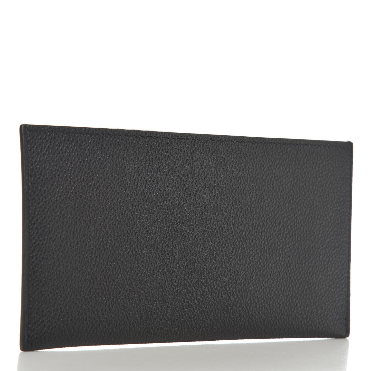 Calfskin Felicie Chain Wallet Card Holder Insert Black