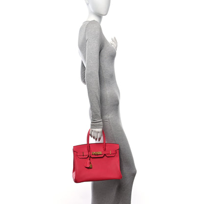 Hermes Epsom Birkin 30 Rose Extreme 2 of 12