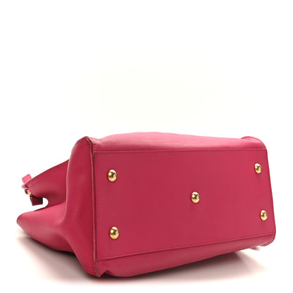 Saint Laurent Calfskin Small Classic Y Cabas Fuchsia 4 of 14