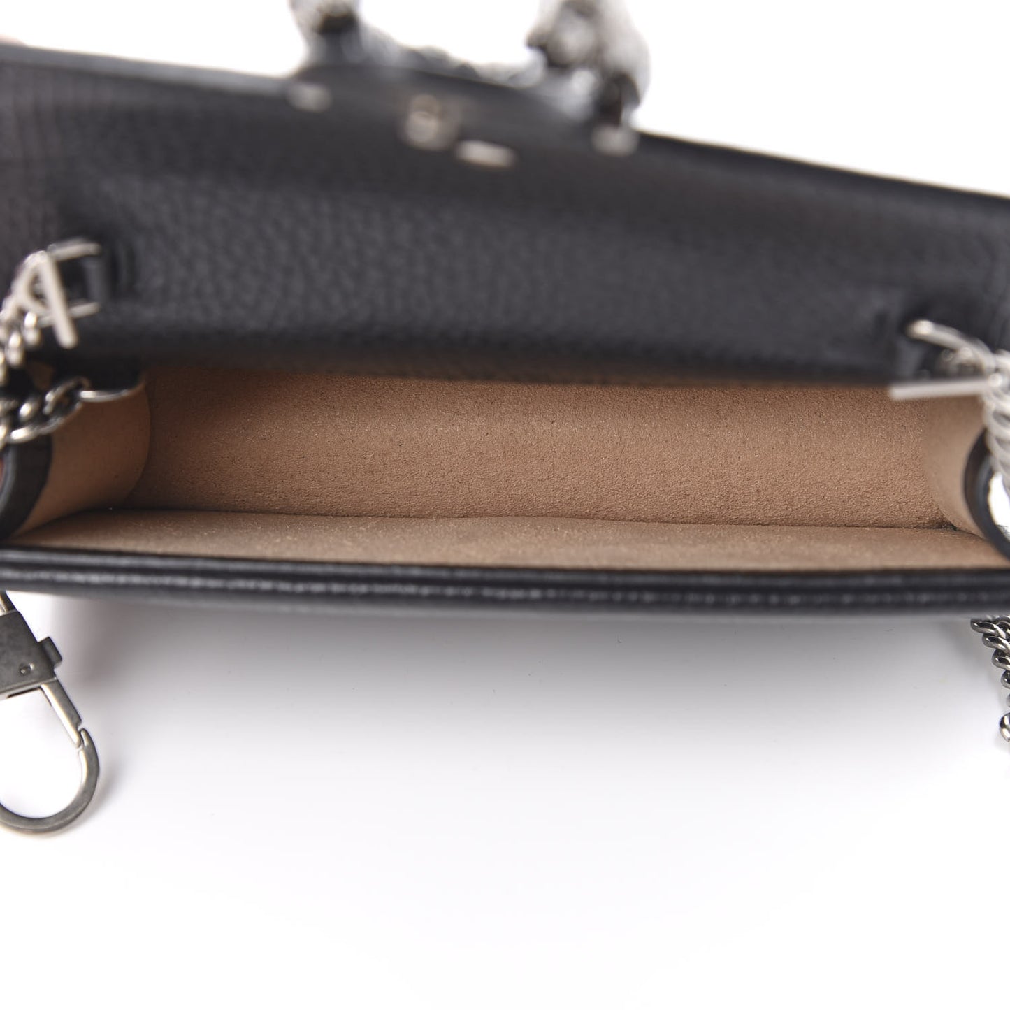 Calfskin Super Mini Dionysus Shoulder Bag Black