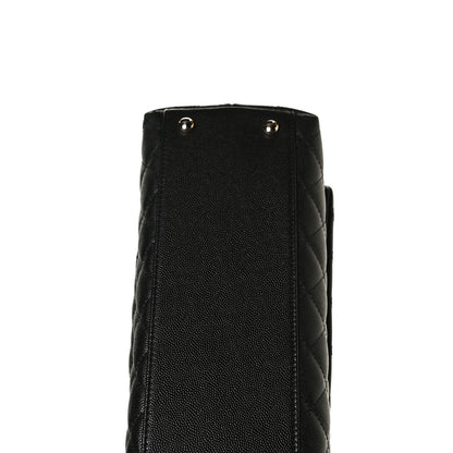 Chanel Caviar Quilted Small Coco Handle Flap Black 12 of 12