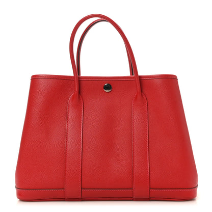 Hermes Epsom Garden Party 30 TPM Rouge Casaque 1 of 10