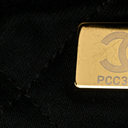 Chanel Shiny Calfskin Quilted Small Chanel 22 Black 8 of 11