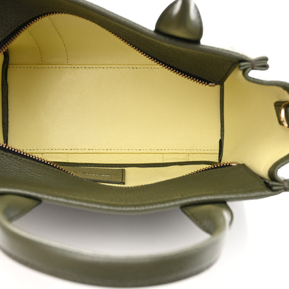 Marc Jacobs Grained Calfskin Small The Tote Bag Bronze Green 5 of 12