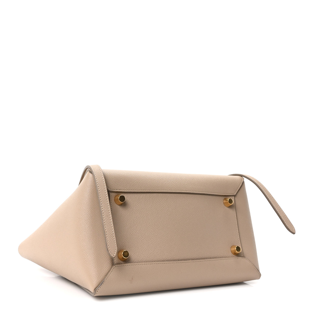 Grained Calfskin Mini Belt Bag Light Taupe