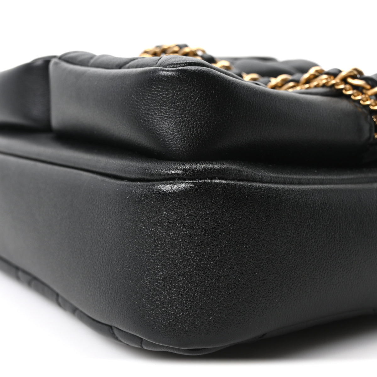 Chanel Calfskin Quilted Large Camera Case Black 10 of 10