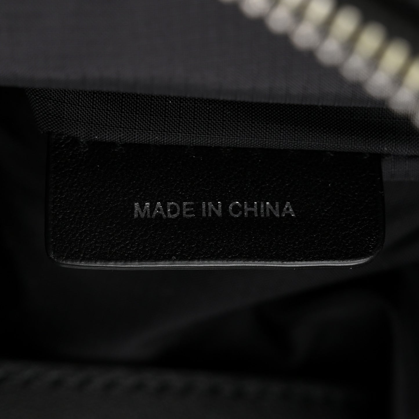 Econyl Logo Print Crossbody Bag Black