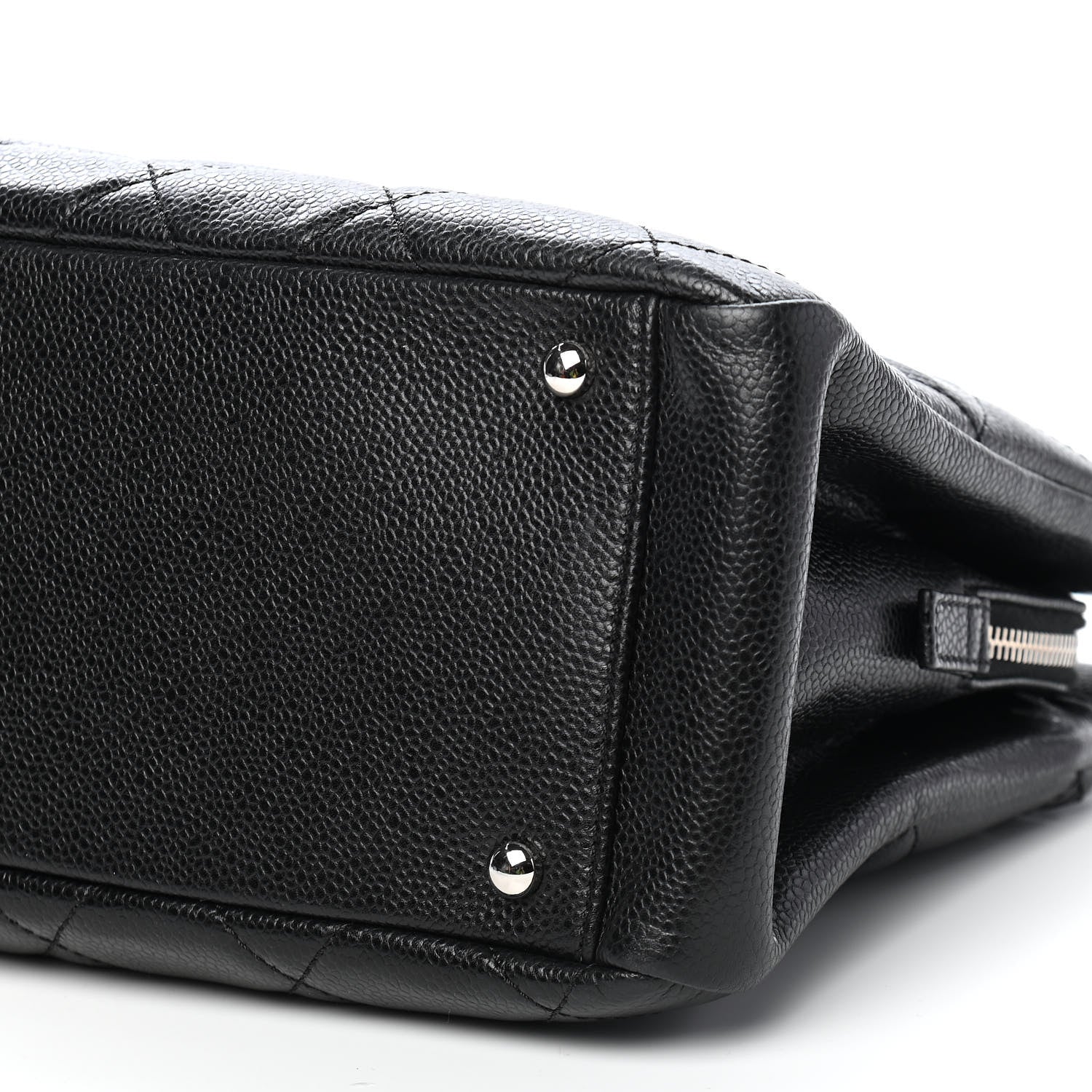 Chanel Caviar Quilted Timeless CC Soft Tote Black 7 of 9